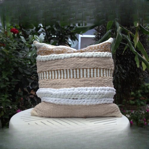 Abeba Woven Textures Pillow Cover