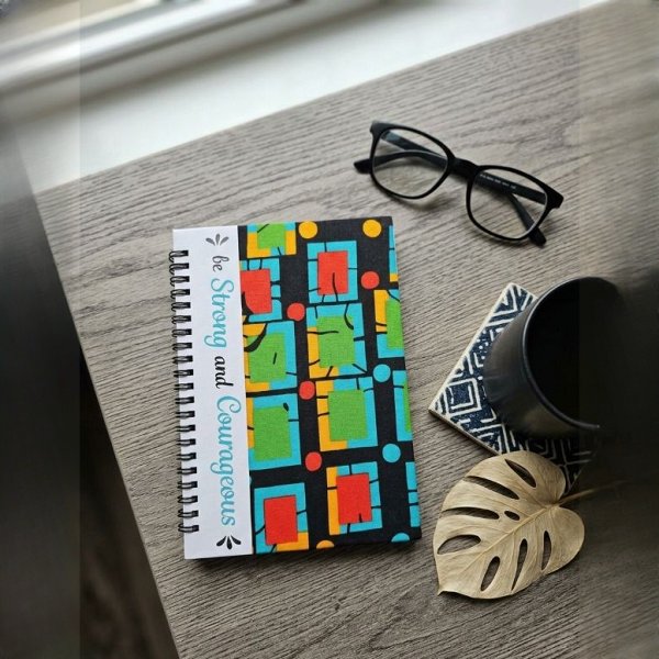Faith African Print Notebook