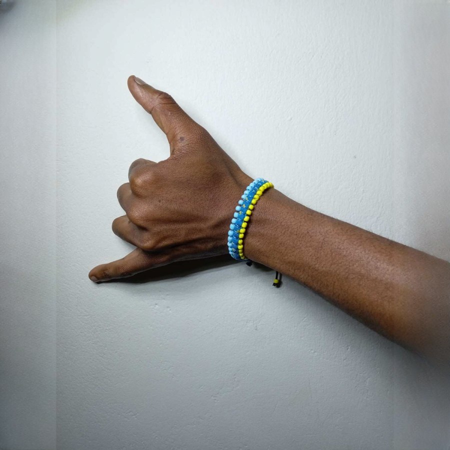 Shewshwe Yellow & Turquoise Bracelet