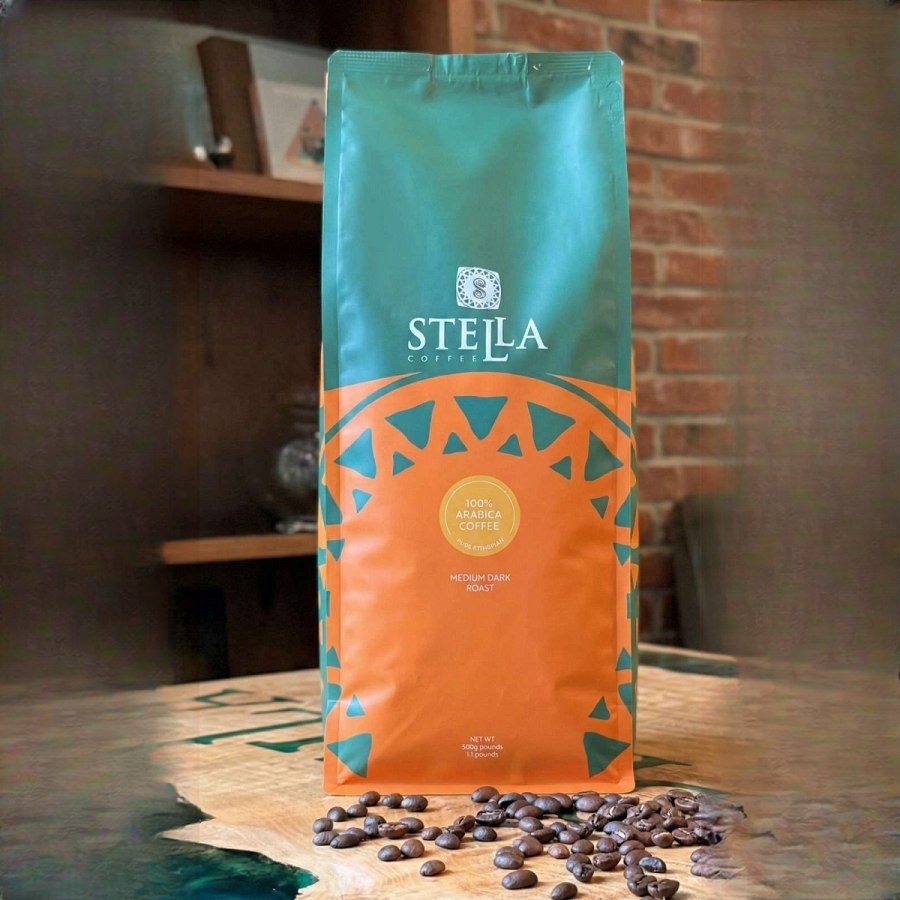 Stella Medium Roast Coffee Beans 500g from Afrikart