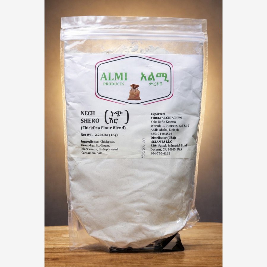 Ethiopian White Chickpea Mix (Almi Nech Shiro) 1kg from Afrikart
