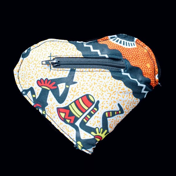 Handcrafted Heart-shaped Foldable Shopping Bag