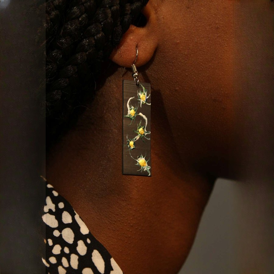 Light Spark Earrings from Afrikart