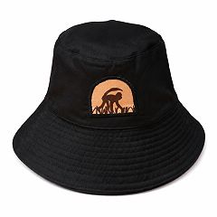 Unisex Signature Safari Bucket Hat - Black