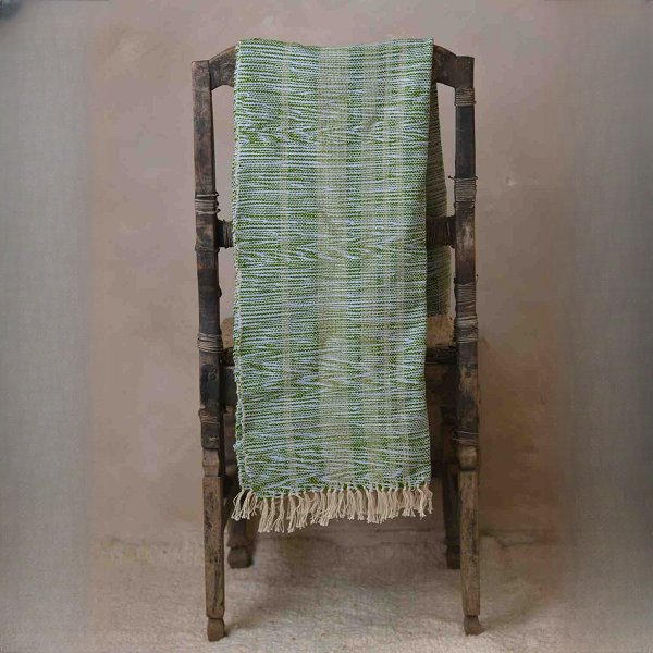 Luxurious Handwoven Saucy Mukosa Kafue Tonal Field Throw 