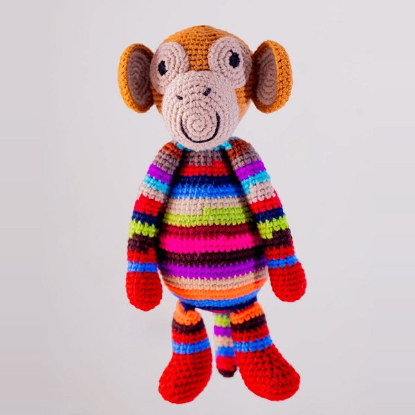 Scrappy Monkey Doll