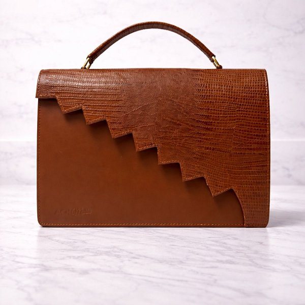 Mariam Brown Leather Handbag