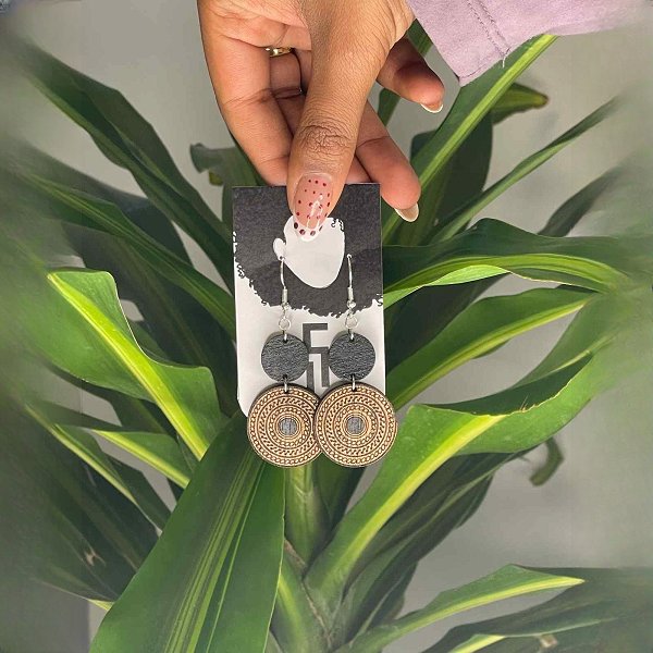Hailey Halo Drop Earrings