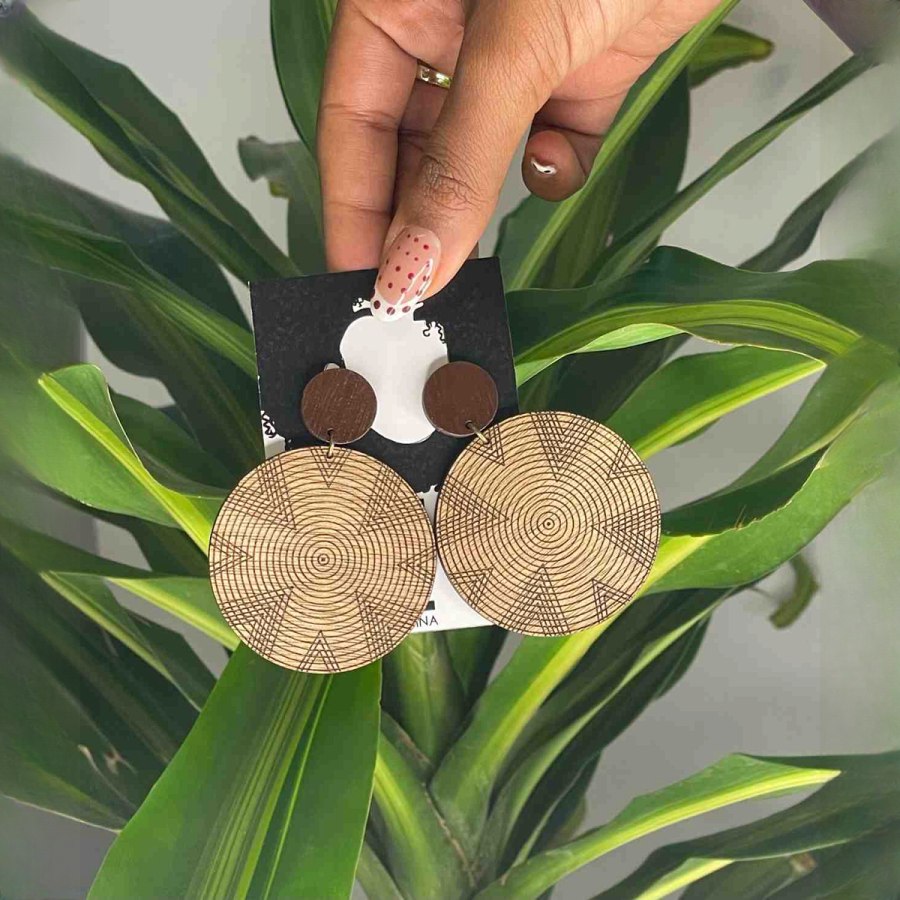 Claire Orbit Earrings from Afrikart