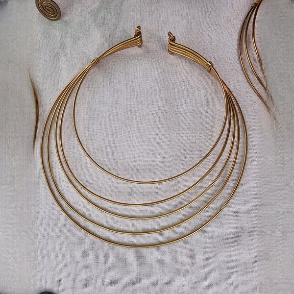 Multi-Layered Brass Choker
