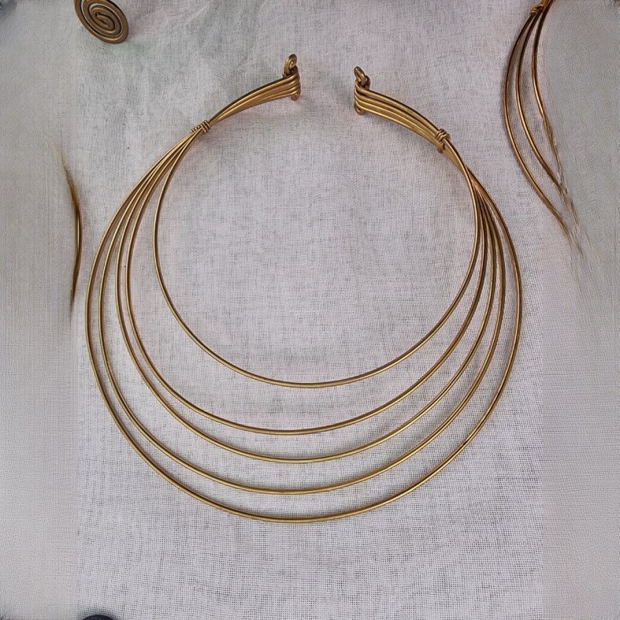 Multi-Layered Brass Choker