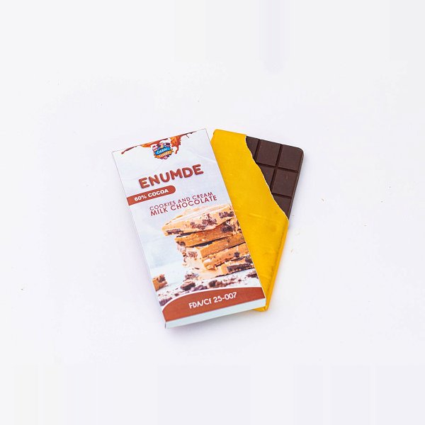 Enumde Cookies & Cream Milk Chocolate Bar –100g
