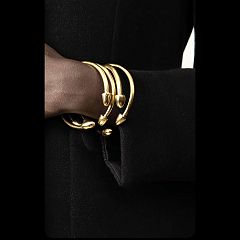 Mbadon Brass Bracelet - One Size 