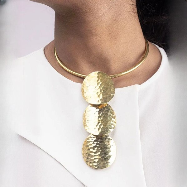 Arewa Brass Necklace