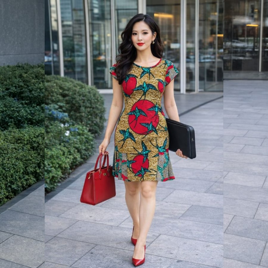 Fumbelo Pencil Dress from Afrikart