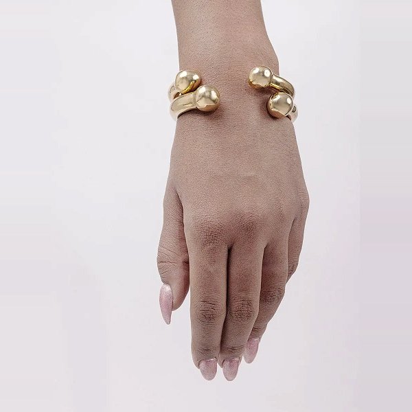 Adele Dejak Handcrafted Brass Fumnaya One Size Bracelet