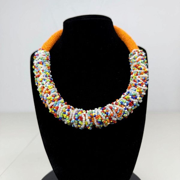 Afro-Chic Round Necklace