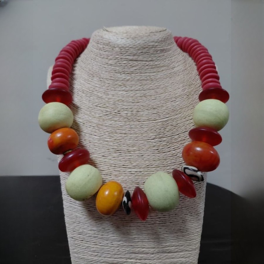 Roots & Amber Necklace from Afrikart
