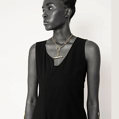 Brass Alice One Size Necklace