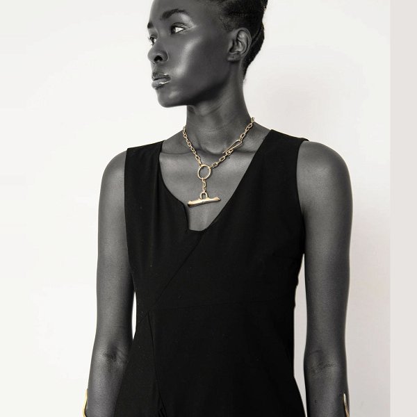Brass Alice One Size Necklace