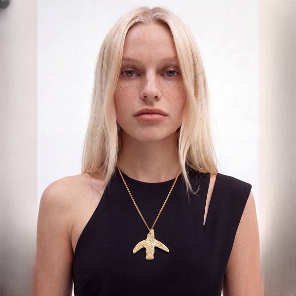 Awa Bird Pendant Necklace