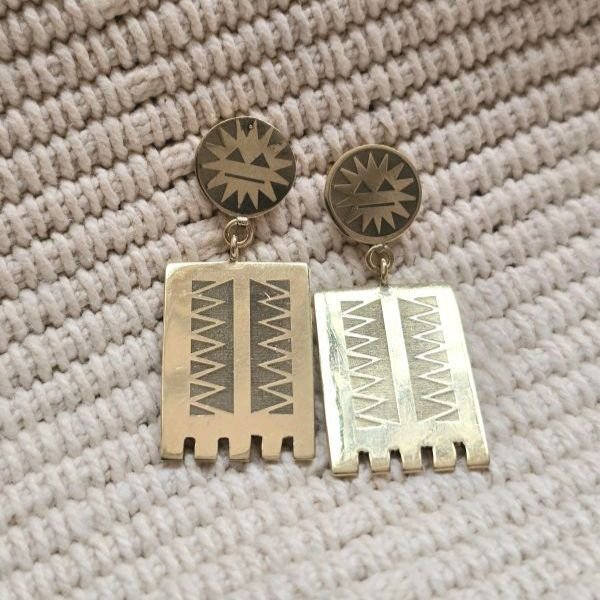 Kigango Brass Earrings from Afrikart