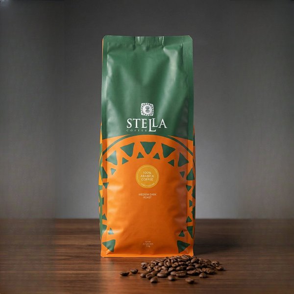Stella Medium Roast Beans Coffee 1Kg