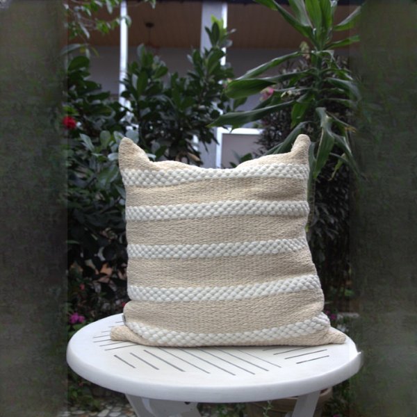 Woven Stripe Pillow Cover