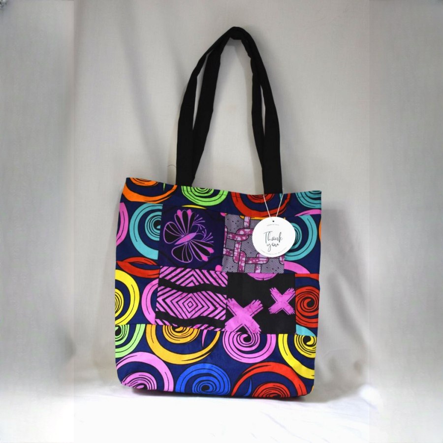 Pattern Collage Tote from Afrikart