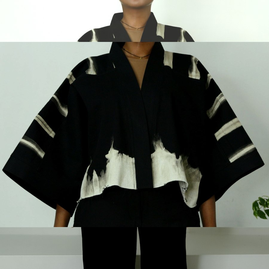 Bleached Denim – Ebony from Afrikart