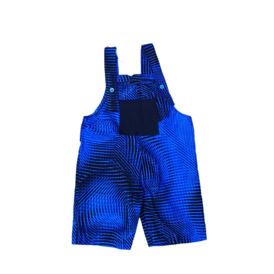 Blue & Black Baby Jumpsuit from Afrikart