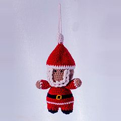 Santa Ornament