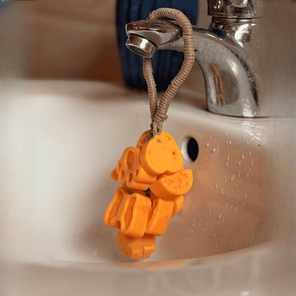 Zeal Hanging Soap - Orange Cartoons