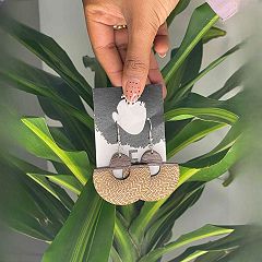 Emily Half Moon Drop Earring