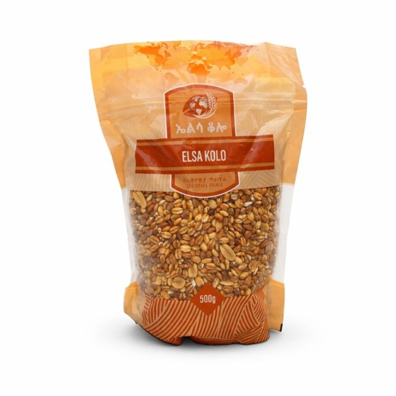 Elsa Kolo Roasted Barley Snack from Afrikart