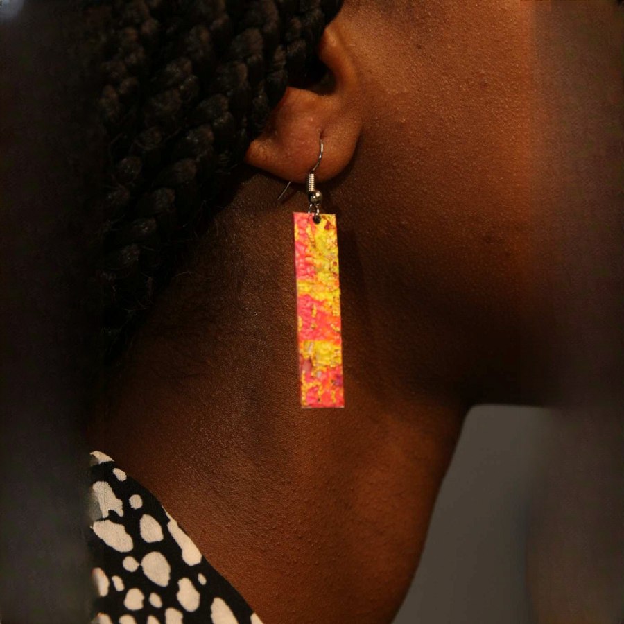 Sun Fire Earrings from Afrikart
