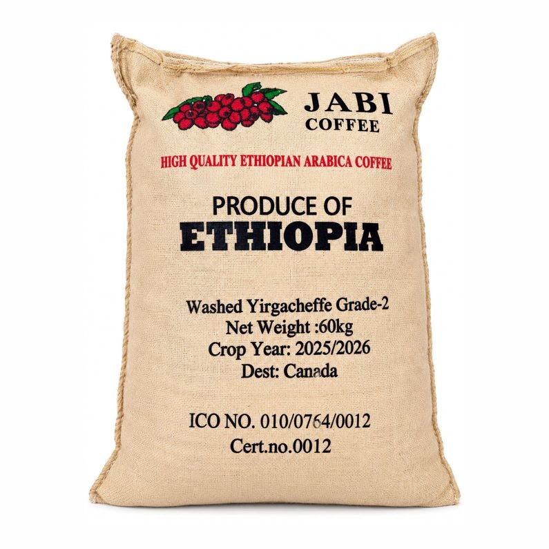 Yirgacheffe Arabica Coffee (G2) – 60kg from Afrikart