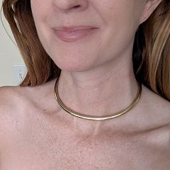 Open Collar Choker Necklace
