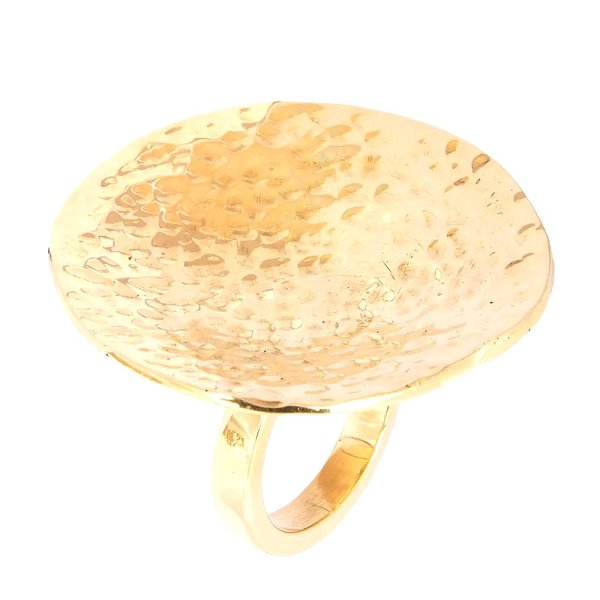 Adele Dejak Handcrafted Brass Bentii One Size Ring