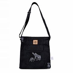 Signature Safari Sling Bag - Black