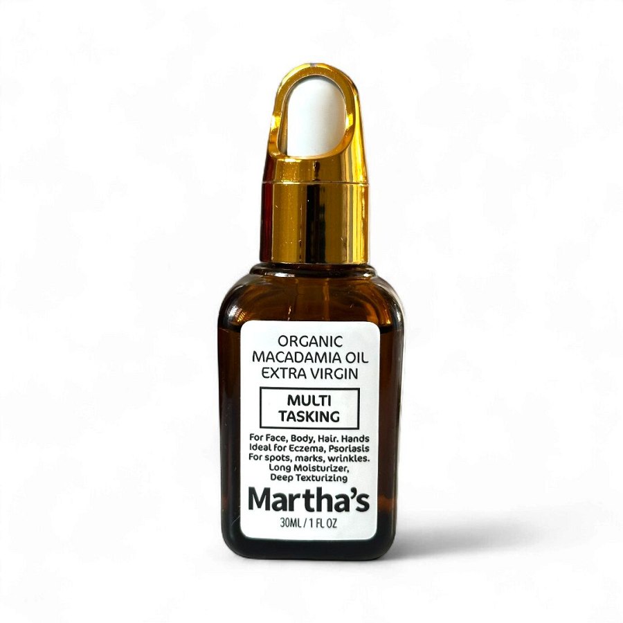 Martha's Organic Extra Virgin Macadamia Skincare Oil (30ml) from Afrikart