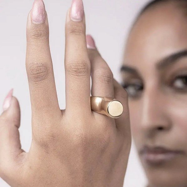 Faith Round Ring
