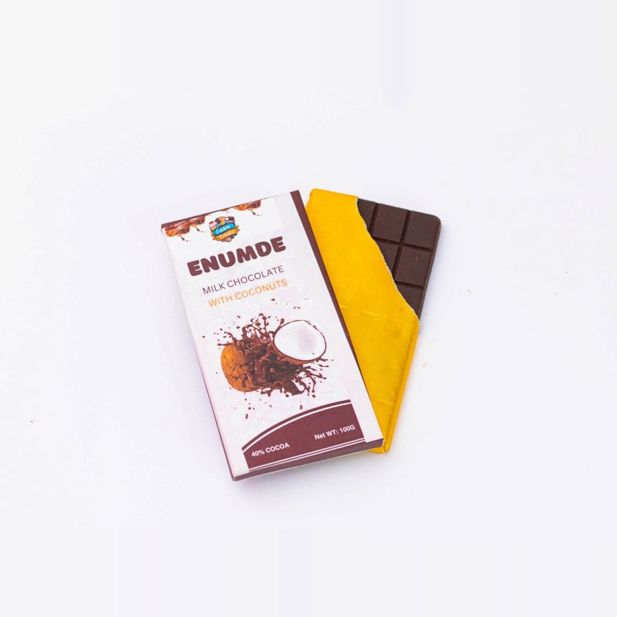 Enumde Milk Chocolate with Coconut -100g from Afrikart