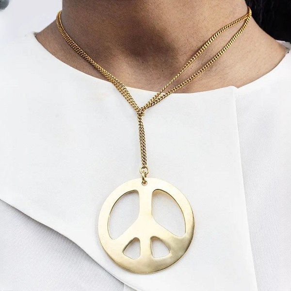 Peace Sign Pendant Necklace