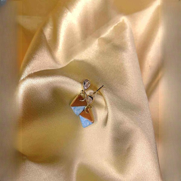 Wuha Semayawi - 18K Gold Plated Stud Earrings 