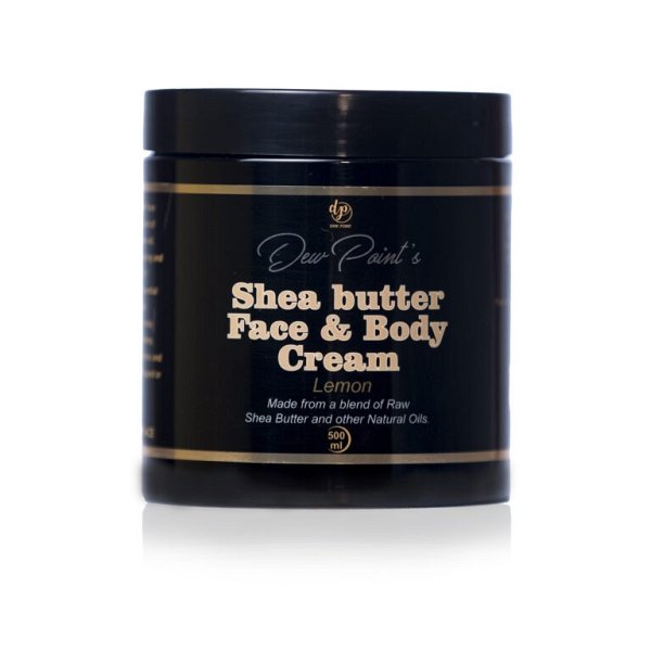 Dew Point Naturals Shea Butter Cream (Lemon) -500ml
