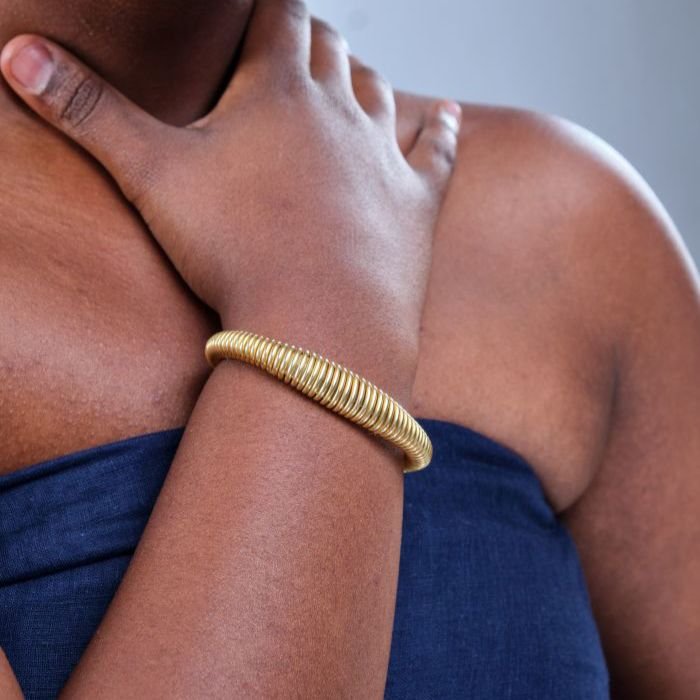 Korongo Brass Bracelet from Afrikart