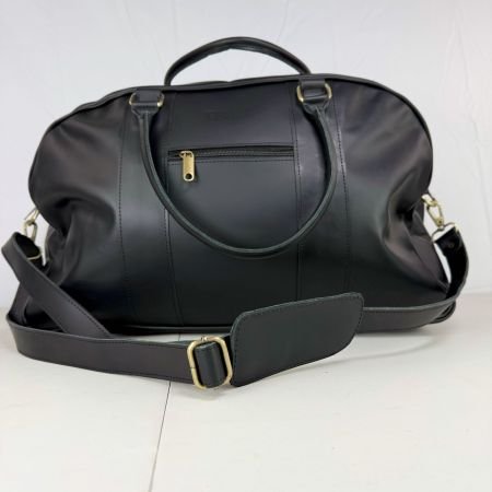 Black Minimal Duffle Bag  from Afrikart