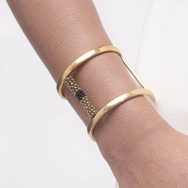 K-YAA Short Brass Beaded Bracelet