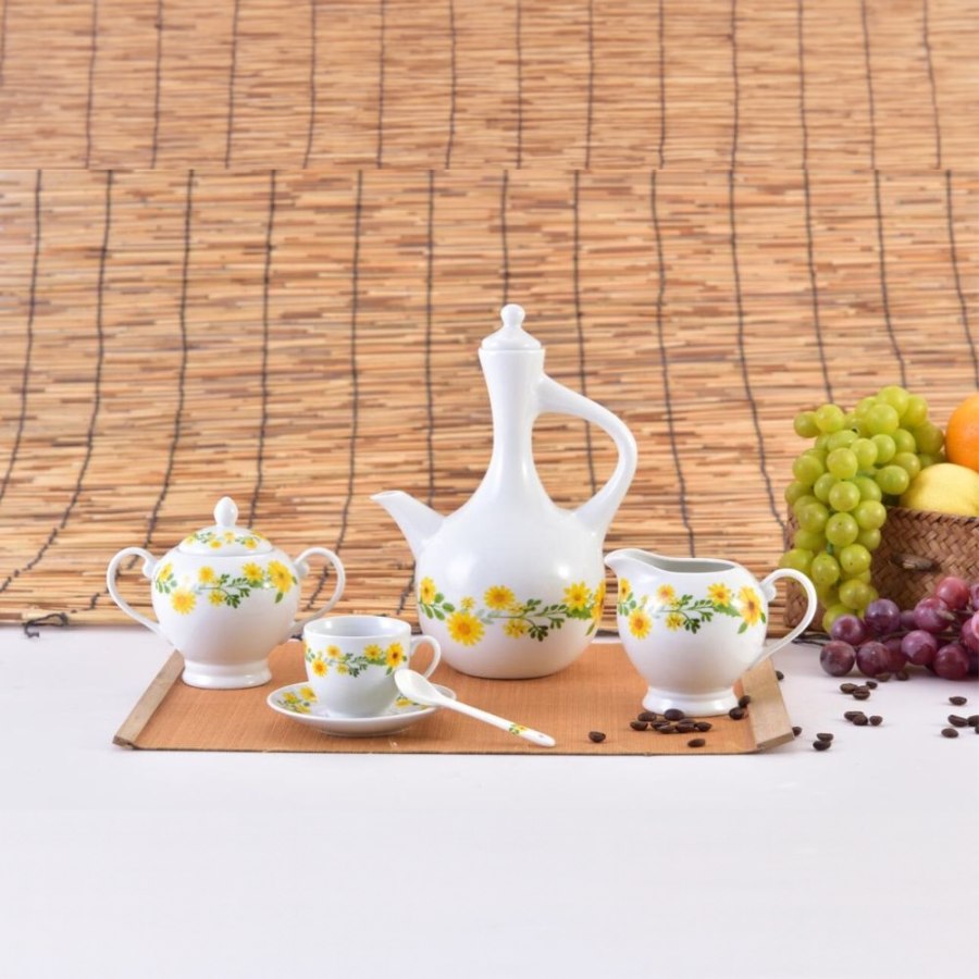  Traditional Ethiopian Coffee Set (Adey Abeba) – 23-Piece Ceramic  Collection  from Afrikart